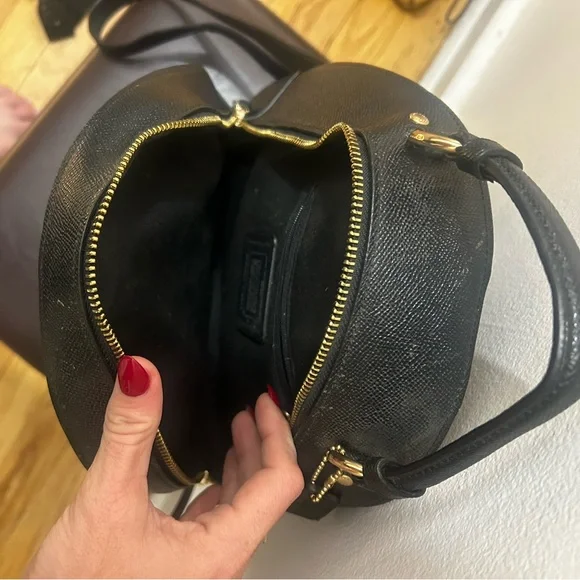 Coach Black Backpack with Gold Accents - Picture 3 of 3